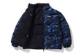 A BATHING APE COLOR CAMO REVERSIBLE DOWN JACKET