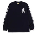 A BATHING APE APE CROSSBONE LS TEE