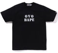 A BATHING APE BAPE x OVO STENCIL LOGO TEE