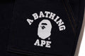 A BATHING APE BAPE KIDS COLLEGE BABY PANTS