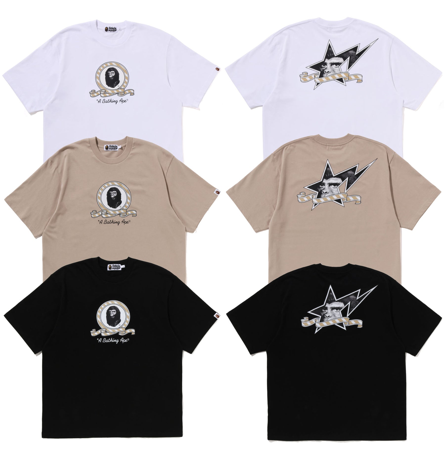 A BATHING APE BAPE GRAPHIC RELAXED FIT TEE
