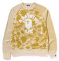 A BATHING APE COLOR CAMO COLLEGE CREWNECK