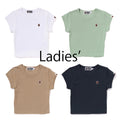 A BATHING APE Ladies' APE HEAD ONE POINT CROPPED TEE