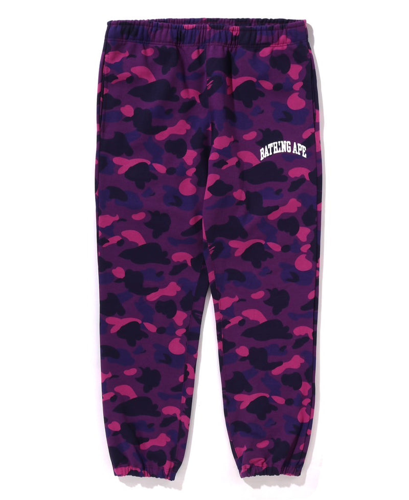 A BATHING APE COLOR CAMO SWEAT PANTS