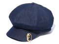 A BATHING APE - Mr.BATHING APE DENIM NEWSBOY HAT