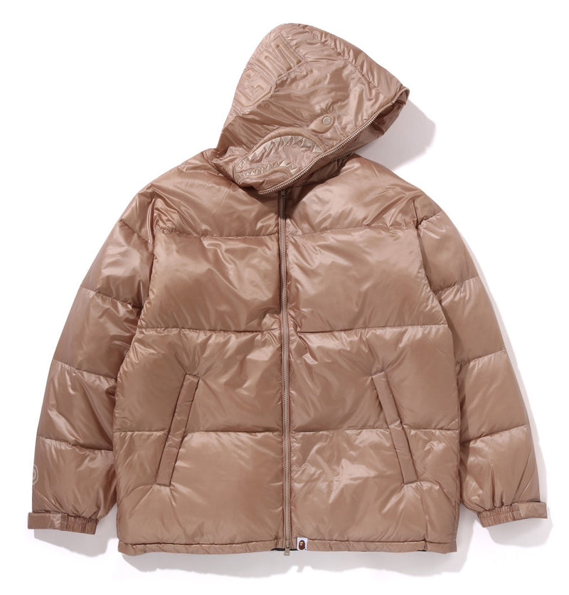 A BATHING APE SHARK RELAXED FIT DOWN JACKET