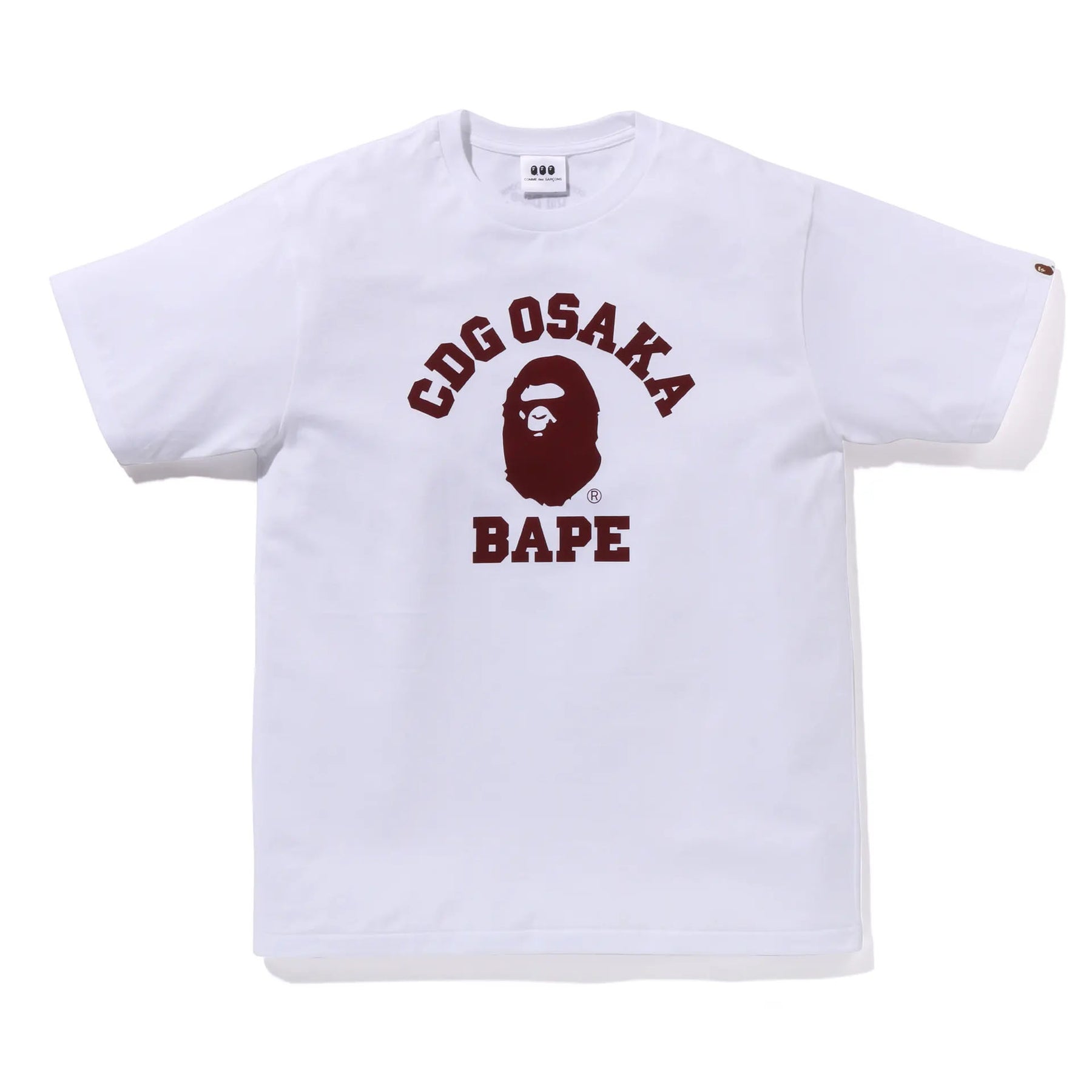 A BATHING APE COMME des GARÇONS CDG OSAKA Limited BAPE COLLEGE TEE