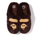 A BATHING APE BAPE x SUBU APE HEAD PUFFER SANDALS w/ POUCH