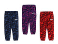 A BATHING APE COLOR CAMO SWEAT PANTS