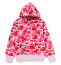 A BATHING APE Ladies' ABC CAMO ONE POINT PULLOVER HOODIE