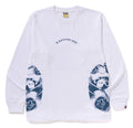 A BATHING APE JAPANESE TATTOO SIDE BIG APE HEAD L/S TEE