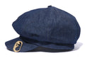 A BATHING APE - Mr.BATHING APE DENIM NEWSBOY HAT