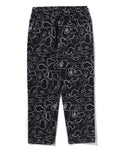 A BATHING APE NEON CAMO RELAXED FIT TRACK PANTS