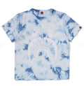 A BATHING APE BAPE KIDS SHARK TIE DYE TEE