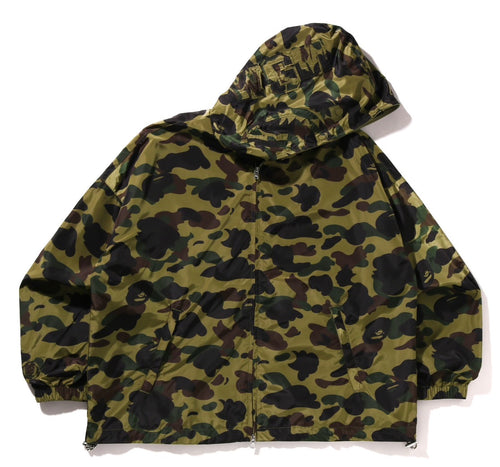 A BATHING APE 1ST CAMO JACQUARD SHARK FULL ZIP JACKET