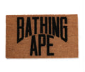 A BATHING APE BATHING APE LOGO DOORMAT