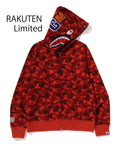 A BATHING APE JAPAN LIMITED COLLECTION BAPE STORE RAKUTEN SEPARATE SHARK FULL ZIP HOOFIE