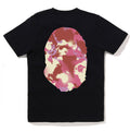 A BATHING APE Ladies' MAP CAMO BIG APE HEAD TEE