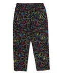 A BATHING APE NEON CAMO RELAXED FIT TRACK PANTS