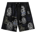 A BATHING APE BAPE BAPE BLACK BAPE GRAPHIC STITCH SHORTS