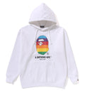 A BATHING APE Ladies' CRYSTAL APE HEAD OVERSIZED PULLOVER HOODIE