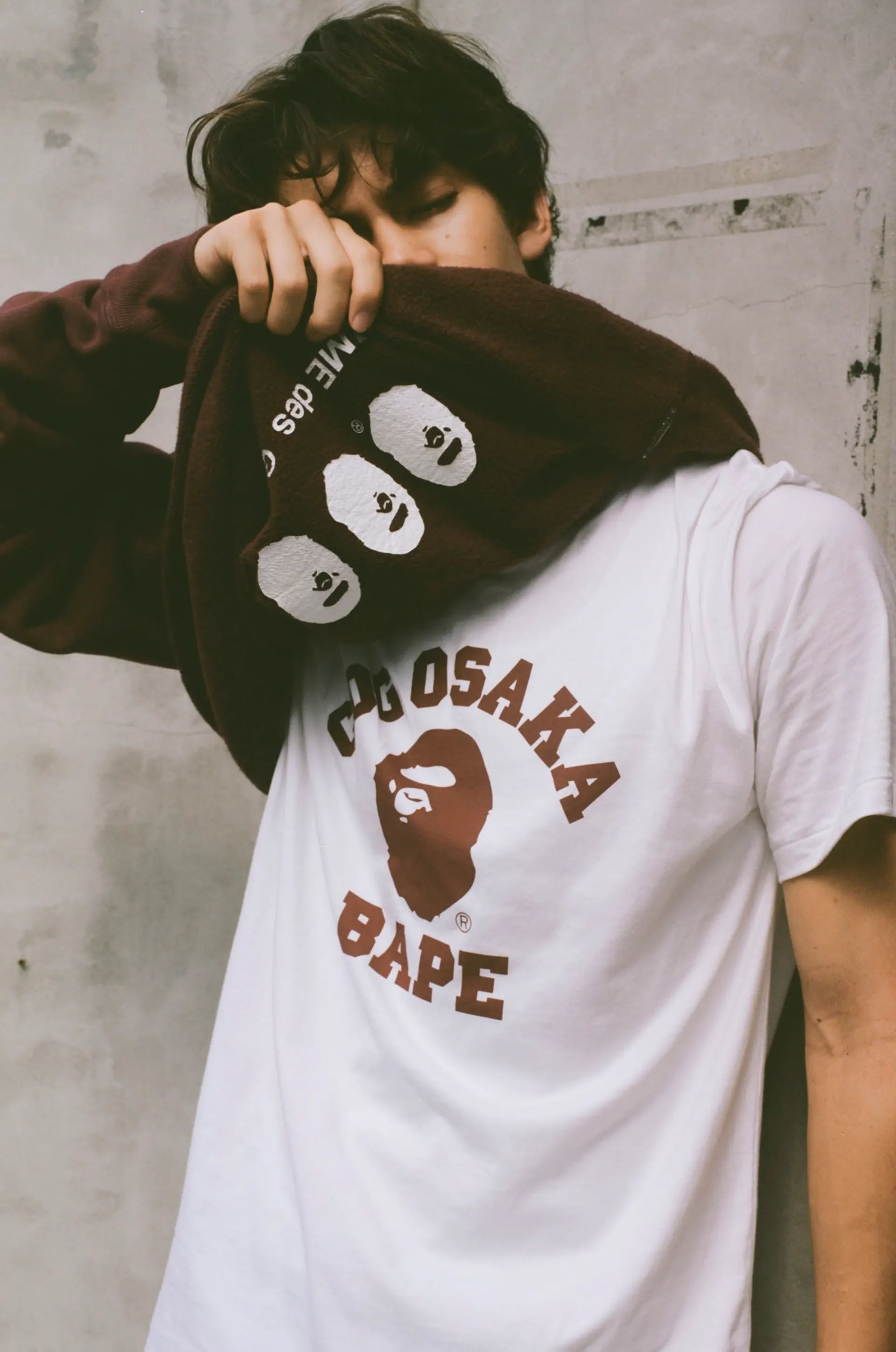 CDG OSAKA X BAPE® COLLEGE TEE-