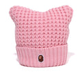 A BATHING APE Ladies' CAT EAR KNIT CAP