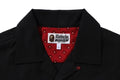 A BATHING APE DRAGON EMBROIDERY OPEN COLLAR SHIRT