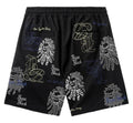 A BATHING APE BAPE BAPE BLACK BAPE GRAPHIC STITCH SHORTS