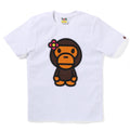 A BATHING APE Ladies' CRYSTAL STONE BIG BABY LISA TEE