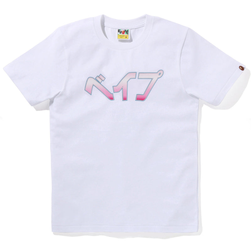 A BATHING APE Ladies' KATAKANA BAPE TEE