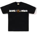 A BATHING APE FLORAL CAMO TAPE TEE