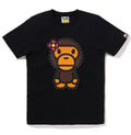 A BATHING APE Ladies' CRYSTAL STONE BIG BABY LISA TEE