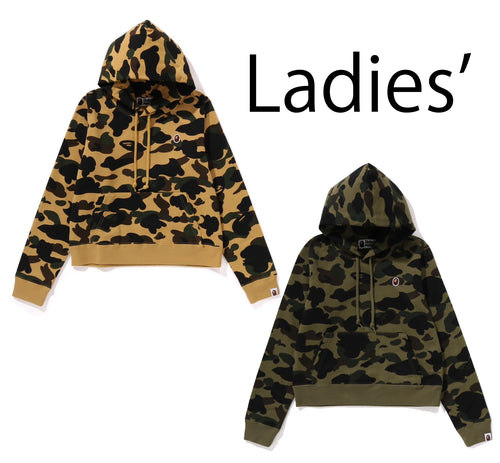 A BATHING APE Ladies' 1ST CAMO PULLOVER HOODIE