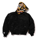 A BATHING APE Ladies' SHARK HOODIE MA-1 JACKET