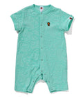 A BATHING APE BAPE KIDS ALL BABY MILO PILE ROMPERS