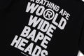 A BATHING APE BAPE FLYER PATTERN PRINT TEE