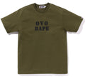 A BATHING APE BAPE x OVO STENCIL LOGO TEE