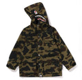 A BATHING APE BAPE KIDS 1ST CAMO SHARK MOUNTAIN JACKET