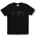 A BATHING APE Ladies' 1ST CAMO HEART BAPE LOGO TEE