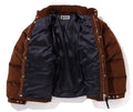 A BATHING APE Ladies' CORDUROY CLASSIC DOWN JACKET