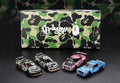 A BATHING APE BAPE x LBWK NISSAN 1/64 4PCS SET + MINI GT ABC CAMO FD RX7 1/64 + MINI GT ABC CAMO MCLARREN 720S 1/64 SET