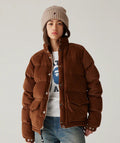 A BATHING APE Ladies' CORDUROY CLASSIC DOWN JACKET