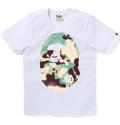 A BATHING APE Ladies' MAP CAMO BIG APE HEAD TEE