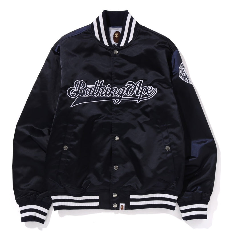 A BATHING APE BASEBALL VARSITY JACKET