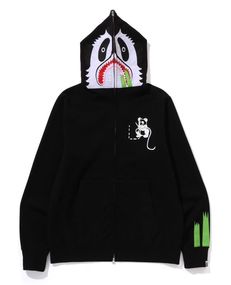 A BATHING APE PANDA FULL ZIP HOODIE