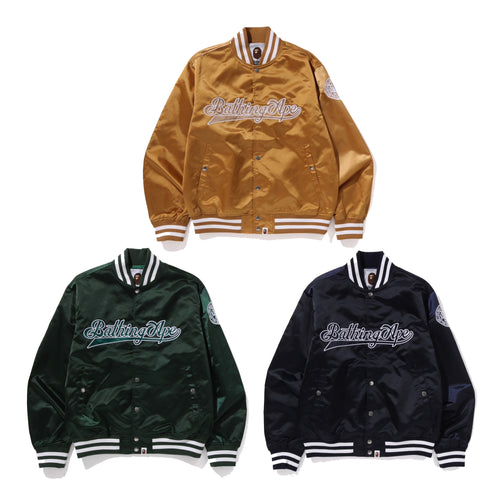 A BATHING APE BASEBALL VARSITY JACKET