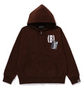 A BATHING APE (B)APE SOUNDS LOGO ZIP HOODIE ( RELAXED FIT )