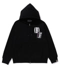 A BATHING APE (B)APE SOUNDS LOGO ZIP HOODIE ( RELAXED FIT )