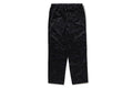 A BATHING APE SOLID CAMO BATHING APE LOGO RELAXED FIT SWEAT PANTS